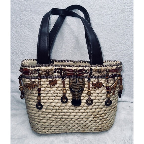 Capelli Straworld‎ Women Safari Boho Tribal Handbag SummerBeach - Picture 1 of 6